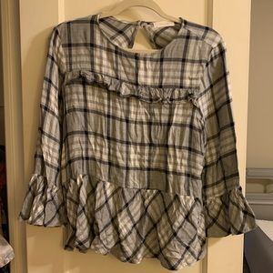 Super Cute Plaid Top